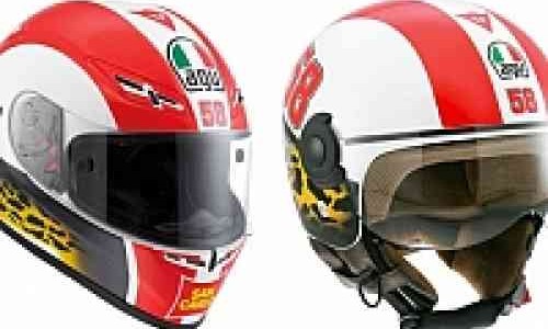 AGV Lansir Helm Edisi Khusus Marco Simoncelli