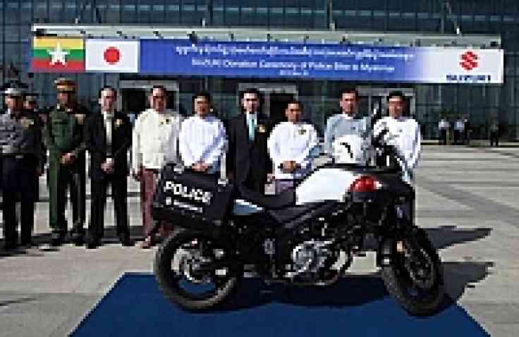 Suzuki V-Storm 650 Dipilih sebagai Pengawal di SEA Games 2013