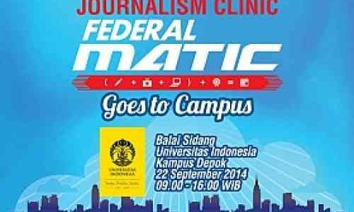 Universitas Indonesia Jadi Tuan Rumah Journalism Clinic Federal Matic ke-3