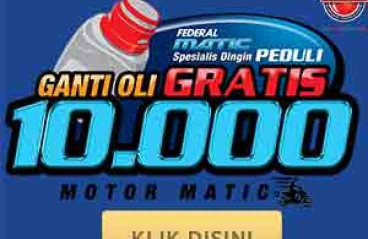 Ganti Oli Gratis 10000 Motor Matic