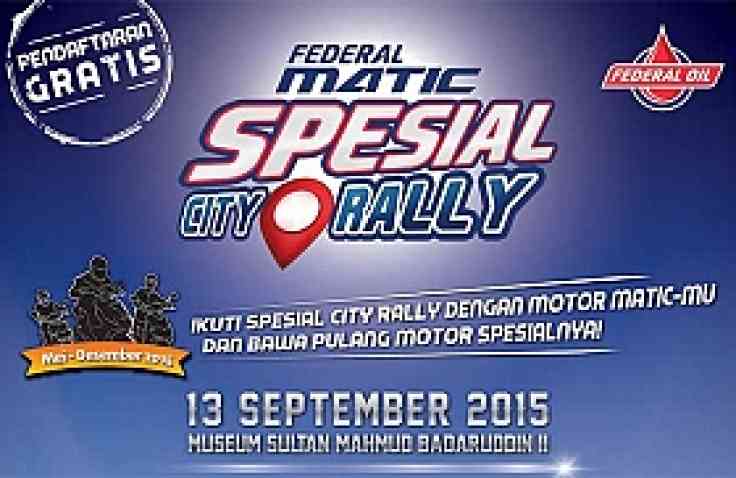 Federal Matic Spesial City Rally, Siap Bergulir di Palembang