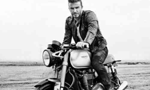 Beckham Tunggangi Triumph Bonneville Terbaru Dalam Film Outlaws