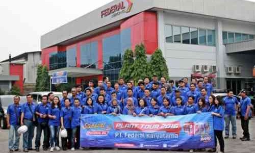 Plant Tour Spesial  Federal Oil, Mempererat Hubungan Dengan Distributor dan Outlet