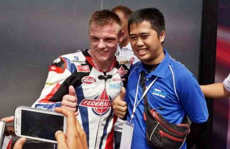 Demi Bertemu Sam Lowes, Fadjri Rela Riding Ratusan Kilometer