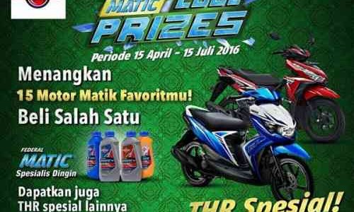 Mau THR Spesial ? Ayo Ikutan Federal Matic Spesial Cool Prizes, 15 Unit Motor Menanti