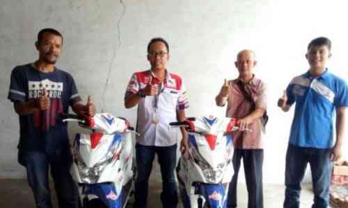 Dua Pemenang Federal Oil Spesial Surprizing Is Back Area Banten Terima Motor Matic