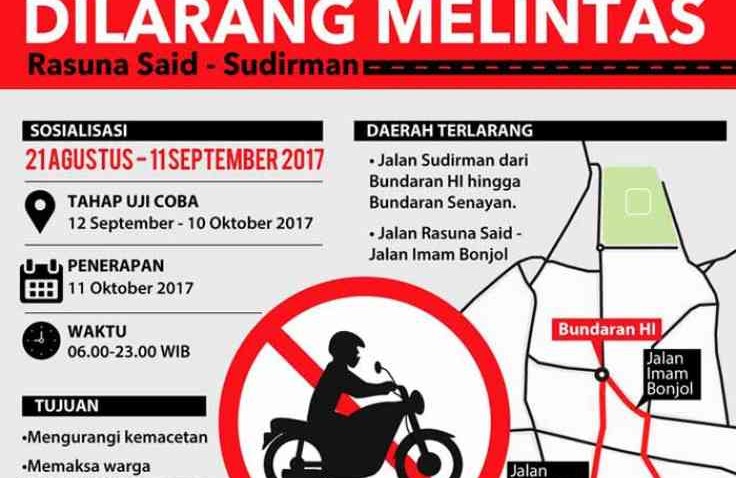 Motor Dilarang Lewat Jalan Protokol Jakarta, AISI Kasih Tanggapan