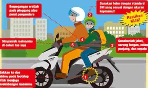 5 Cara Aman Menjadi Boncenger Sepeda Motor, Point Terakhir Sering Dilanggar