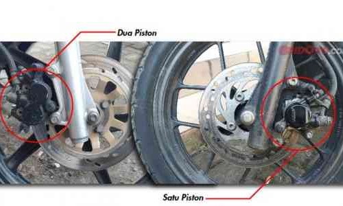 Ini dia Perbedaan Kaliper rem Satu Piston dan Dua Piston