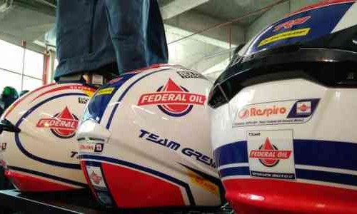 Helm Livery Federal Oil Gresini Racing Moto2 Hadir di Jakarta Helmet Exhibition, Sudah Bisa Dipesan 