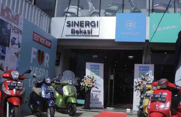 Diler Piaggio Pondok Ungu Resmi Dibuka, Promo Gratis Aksesoris Senilai Rp 8 Juta 