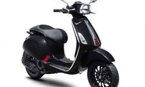 Vespa Sprint Carbon, Edisi Terbatas, Tampilannya Menggoda