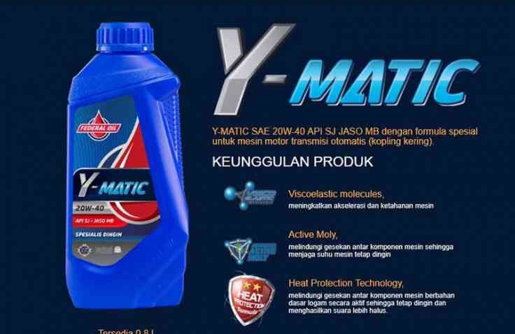 Federal Y-Matic Cocok Buat Motor Matik Yamaha