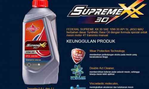 Federal Supreme XX Oli Untuk Motor Transmisi Manual