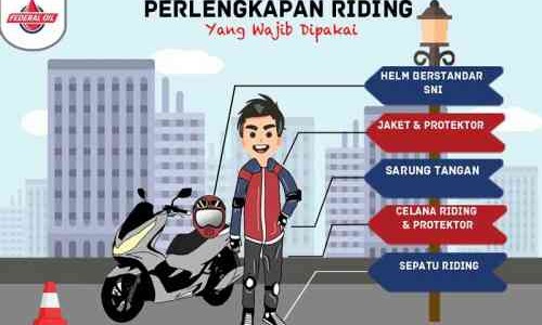 Perlengkapan Riding Yang Wajib Dipakai