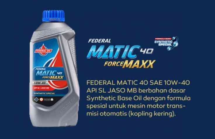 Lindungi Mesin Motor Matikmu Dengan Federal Matic 40