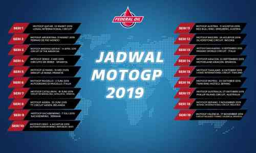 Jadwal MotoGP dan Moto2 2019