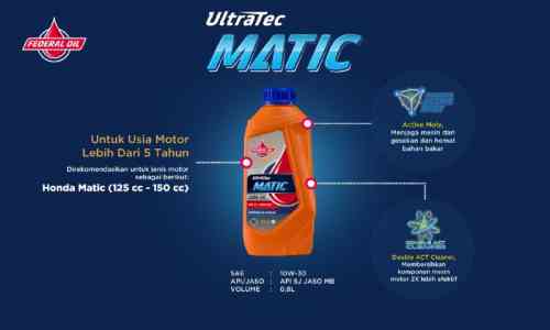 Pakai Motor Matic Honda Lebih Dari 5 Tahun ? Pakai Federal Matic Ultratec