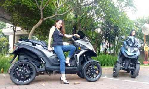 Sepeda Motor Roda Empat Qooder Resmi Dijual Di Indonesia