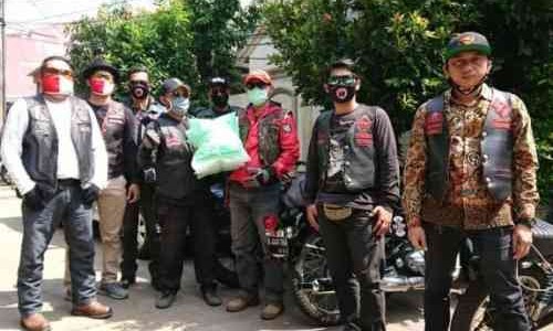 Bikers Brotherhood Jakarta Donasikan APD dan Masker di 5 Wilayah