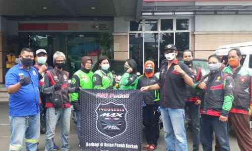 IMO Gandeng Gomax Riders Galang Donor Darah Dan Bagi Sembako