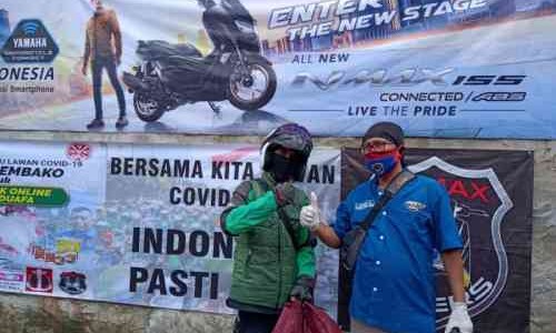 Aksi Sosial GOMAX Riders Di Masa Pandemi Covid-19