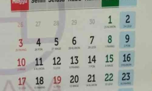 Daftar Peristiwa dan Peringatan Bulan Oktober 2021