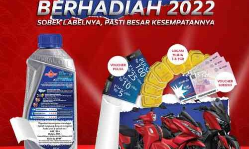 Sobek Berhadiah 2022 Masih Ada, Yuk Ganti Oli Pakai Federal Oil, Dapatkan Hadiah Menarik