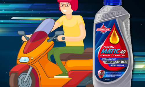 Untuk Para Pengguna Sepeda Motor Matic, Federal Matic 40 Bisa Jaga Mesin Motor Tetap Nyaman!